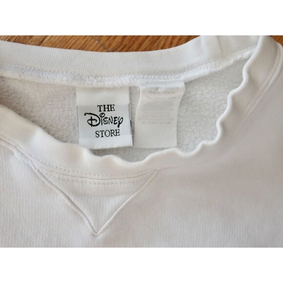 Disney Peace Love & Mickey Mouse Sz XL Unity White Logo Rainbow L/S Sweatshirt - Picture 5 of 7